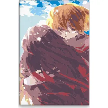 Dětské zboží Malování podle čísel - Přátelství - 40x60 cm, bez dřevěného rámu - CZ výroba