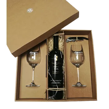 Dárkový potravinový koš Pohotovostní vinný set, dárkový balíček