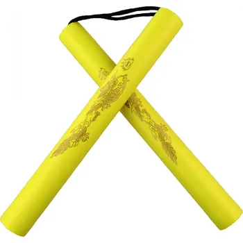 Nunčaky CHZ Tréninkové nunchaku "YELLOW DRAGON" tiché