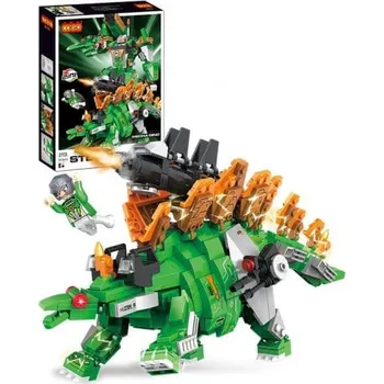 ostatní stavebnice Cogo Mecha Dino 2703 Transformers Stegosaurus 2v1 547 dílků