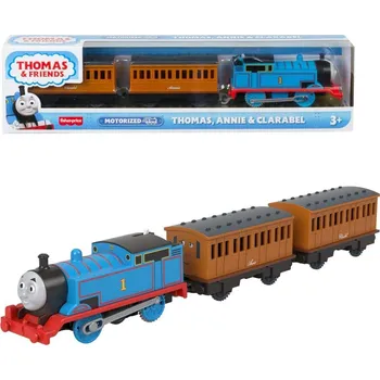 Vláček a vláčkodráha Fisher Price Mašinka Tomáš Trackmaster Noví přátelé Annie a Clarabel