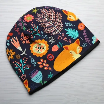 Kojenecká čepice Dětská čepice LIŠKY - vel.44/46