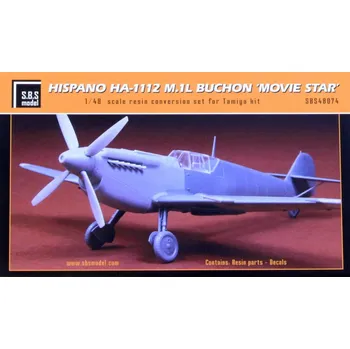 Plastikový model S.B.S model 1/48 HA-1112 M.1L Buchon Movie Star Conv.set (TAM)