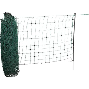 Ohradník Kerbl Síť vodivá pro kočky 1 hrot 25 m zelená