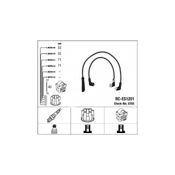 Zapalovací kabel Sada kabelů pro zapalování NGK RC-ES1201 - SUZUKI