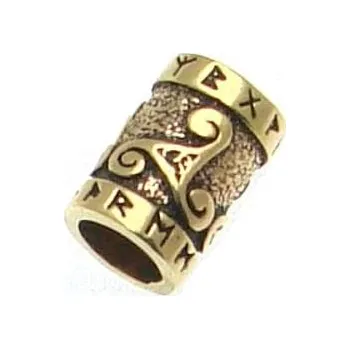 Dětské navlékací korálky imago Bronzový runový korálek