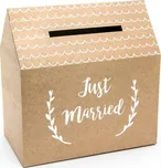PartyDeco Box na blahopřání Just Married