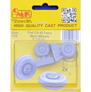 Plastikový model CMK 1/32 Fiat CR.42 Falco - Main Wheels (ICM)