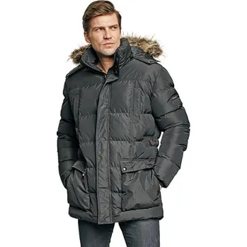 Pánská parka CERVA PARKA ANS LONG ČERNÁ XL