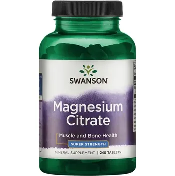 Swanson Magnesium Citrate 240 tbl.