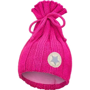 Čepice Little Angel Čepice pletená Outlast ® - růžová Velikost čepic: 3 | 42-44 cm