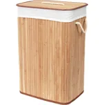 Bambusový koš na prádlo v přírodní barvě 78 l Bamboo – Compactor ID_1302582