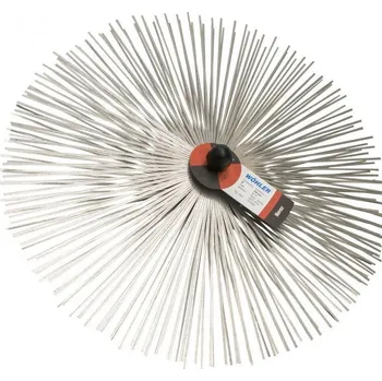Čistič komínů Wöhler štosákový kartáč, nerez, závit M10 ø 150 mm