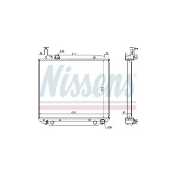 Motor automobilu Chladič motoru NISSENS 64859A