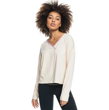 Dámské tričko tričko Roxy Me And The Rhythm LS - TEH0/Tapioca L