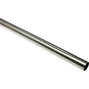 Garnýž Záclonová tyč Windsor Ø 25 mm vzhled ušlechtilá ocel 240 cm