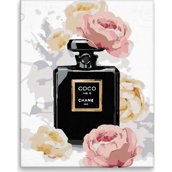 Malování podle čísel - Parfém - 40x50 cm, bez dřevěného rámu - CZ výroba