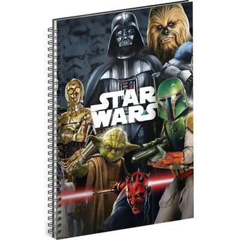 Blok Presco Group Star Wars Mix blok A4 40 listů linkovaný