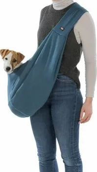 Taška pro psa a kočku Trixie Soft Front Carrier modrá/šedá