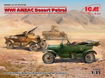 Plastikový model ICM WWI Anzac Desert Patrol Diorama Set 1:35