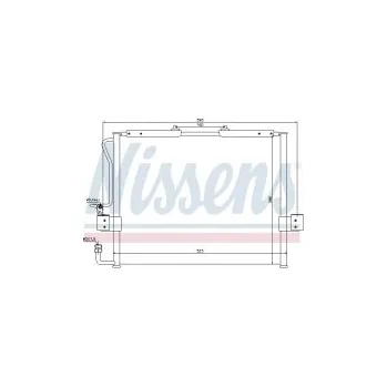 Chladič motoru Chladič klimatizace NISSENS 94417