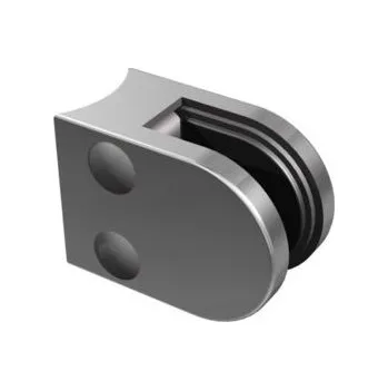Zábradlí Hahn Steel Nerezový držák skla pro sloupek D48,3mm/50x40mm Těsnění pro sklo: 8mm