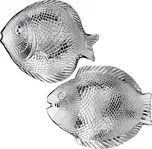 VETRO-PLUS Talíř skleněný Ryba 26 x 21…