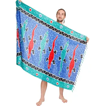 Šátek Sarong / pareo Lizard Sisalik, Sittar