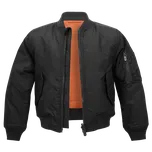 Dětská bunda Brandit Kids MA1 Jacket - Black 146/152