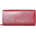 Luxusní tmavěčervená kožená peněženka Marta Ponti no. P004