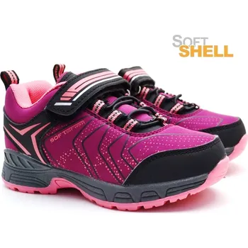 Dívčí obuv ALPINEX A221015B Softshell obuv fuxia Velikost: 35