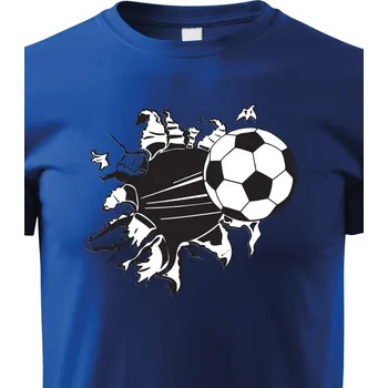 Chlapecké tričko Dětské tričko - Fotbal, Barva Modrá, Velikost 110 cm/4 roky, Canvas Dětské tričko Bezvatriko.cz 601001 - DTF/DTG