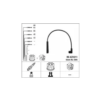 Zapalovací kabel Sada kabelů pro zapalování NGK RC-EZ1211 - MAZDA