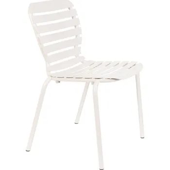 Bílá kovová zahradní židle ZUIVER VONDEL