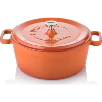 Hrnec Litinový hrnec 20cm oranžový - Silver