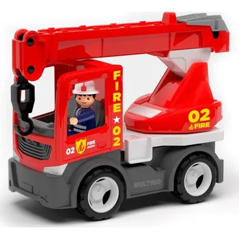 autíčko efko MultiGO Fire Jeřáb set s figurkou
