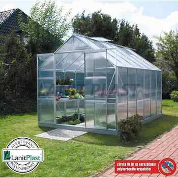 Skleník LANIT PLAST VITAVIA URANUS 9900 PC 4 mm stříbrný