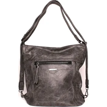 Dámská kabelka na rameno/batoh ROMINA & CO D64/20 tmavěšedá | KabelkyproVas.cz