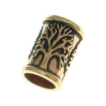 Dětské navlékací korálky imago Bronzový korálek s motivem stromu