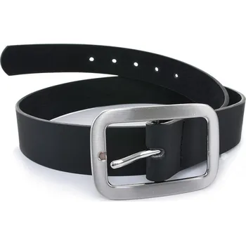 Opasek ČERNÝ KOŽENÝ PÁSEK Zabaione