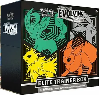 Sběratelská karetní hra Nintendo Pokémon Evolving Skies Elite Trainer Box (Jolteon, Flareon, Umbreon & Leafeon)