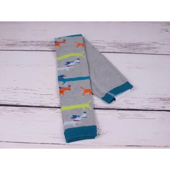 České legíny kamaše punčocháče bez ťapek TREPON JEZEVČÍK šedé velikost oblečení - děti: 98/104