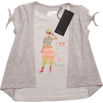 Emoi šedé tričko s krátkým rukávem Velikost: 110