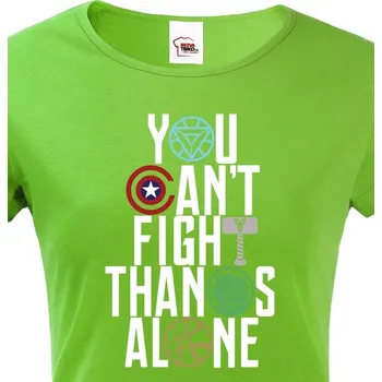 Dámské tričko Dámské tričko - Avengers 2, Barva Zelená, Velikost M, Canvas Dámské tričko s krátkým rukávem Bezvatriko.cz 1573
