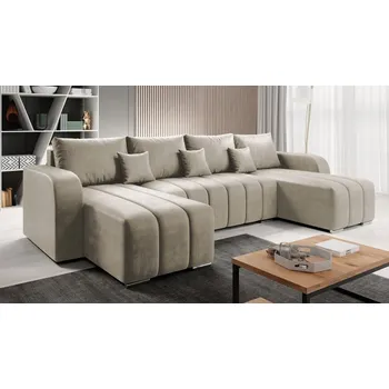 Pohovka Rozkládací pohovka s úložným prostorem Wiator U, Barva: Manila 02 MIRJAN 5903211065972