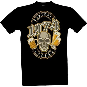 Pánské tričko Tričko s potiskem Zrození legend - 1974 pánské