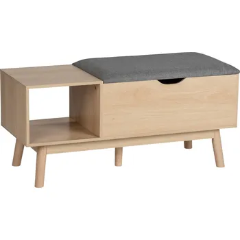 Koupelnový nábytek Wenko Skříňka na boty s pohodlným sedadlem a úložným prostorem EDDA