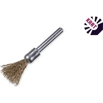 Brusný kartáč Kartáč koncový 10 mm - mosaz vlnitá, 0,25 mm , 10x6 mm