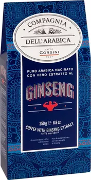 Káva CORSINI Café Al Ginseng Moka mletá 250 g