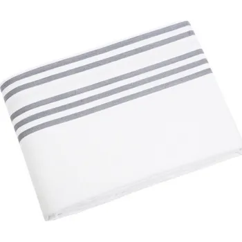 ubrus Bavlněný ubrus Sigrid bílo-šedý 250x150, Nyblom Kollen Švédsko